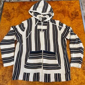 Lucky Brand BajaStriped Hooded Sweater
